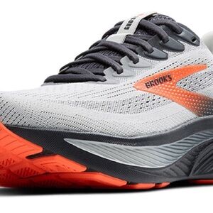 Brooks Athletic Shoes in White and Orange